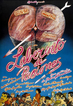 Plakat filmu Labirynt namiętności (1982)
