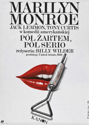 Plakat filmu Pół żartem, pół serio (1959)